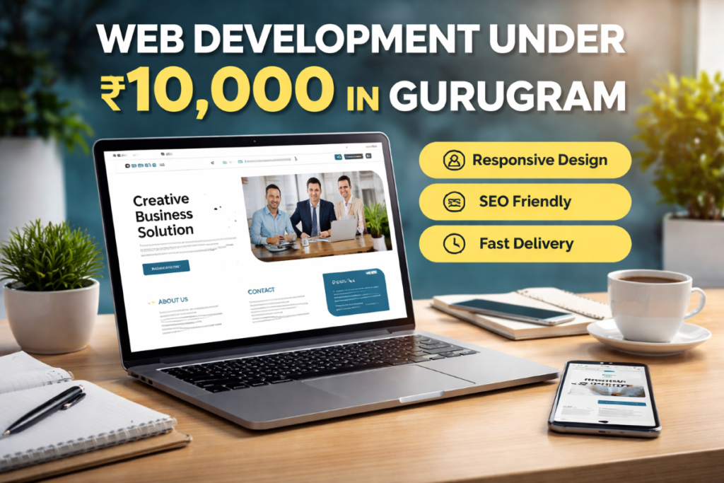 Web Development Under 10000 in Gurugram