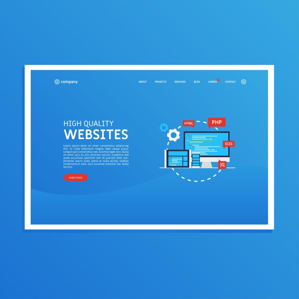 Affordable WEB DEVELOPMENT UNDER 10000 IN JALANDHAR business website UI